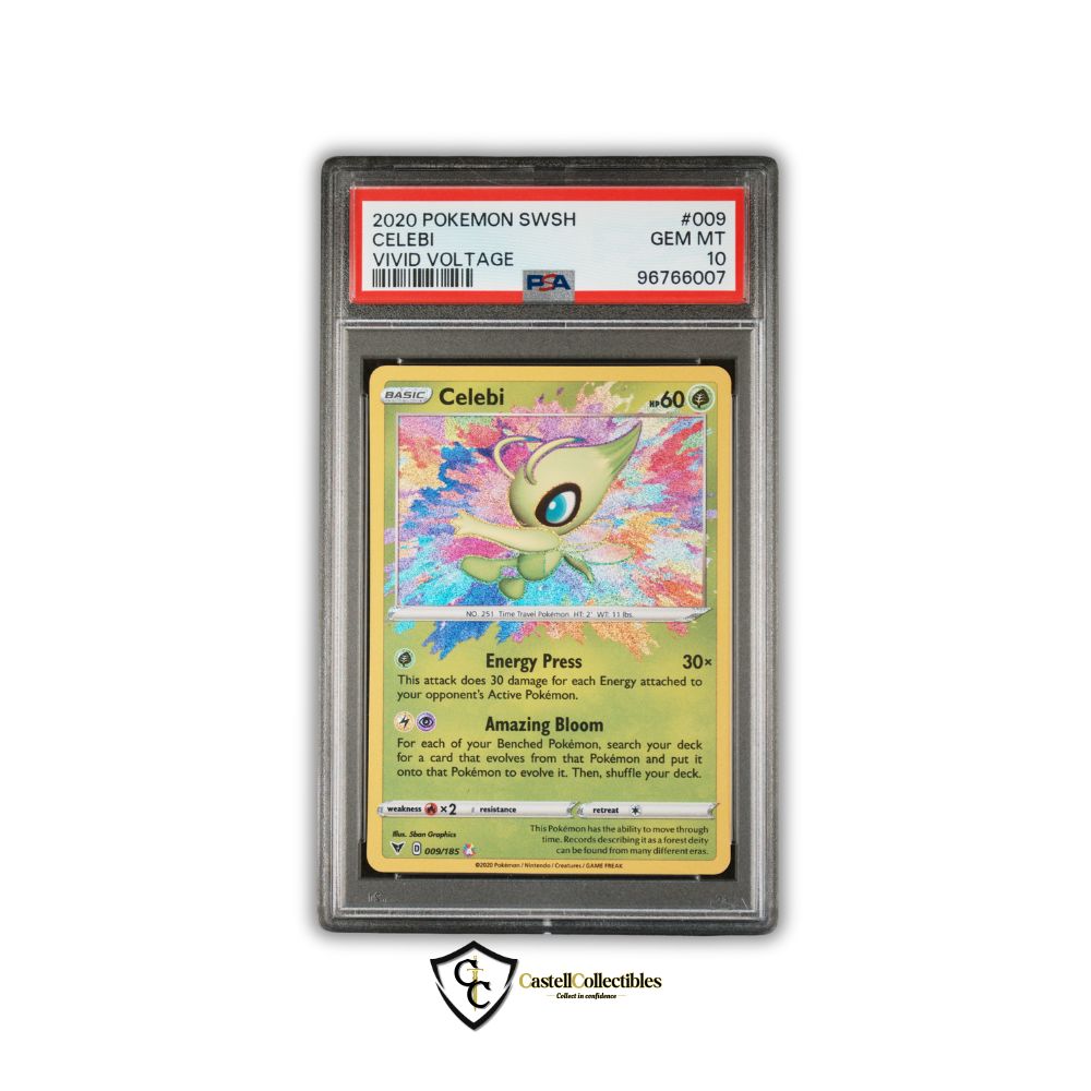 PSA 10 Celebi Vivid Voltage Amazing Rare Castellcollectibles PSA 10 Celebi Vivid Voltage Amazing Rare Castellcollectibles