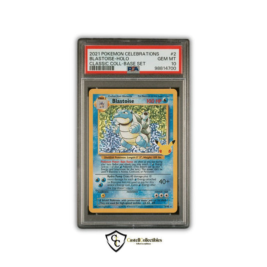 PSA 10 Blastoise 25th Anniversary Celebrations Classic Collection