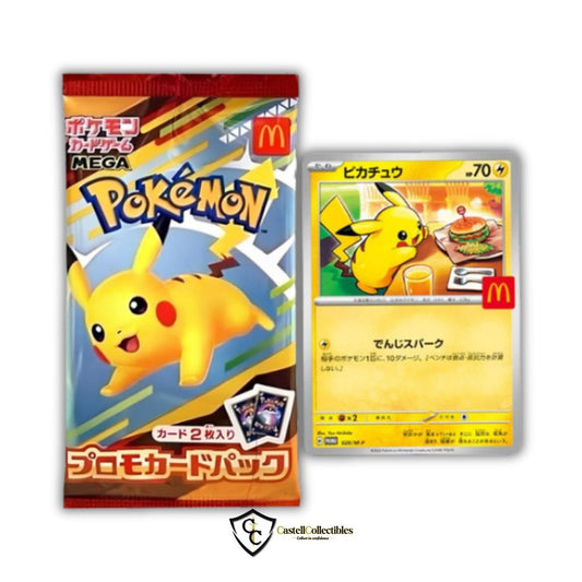 McDonalds Pokémon Promo Pack - Japanese Pikachu