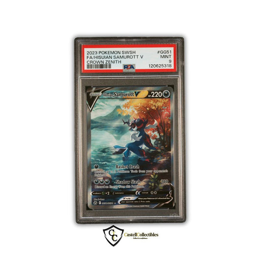 PSA 9 Hisuian Samurott V Crown Zenith: Galarian Gallery